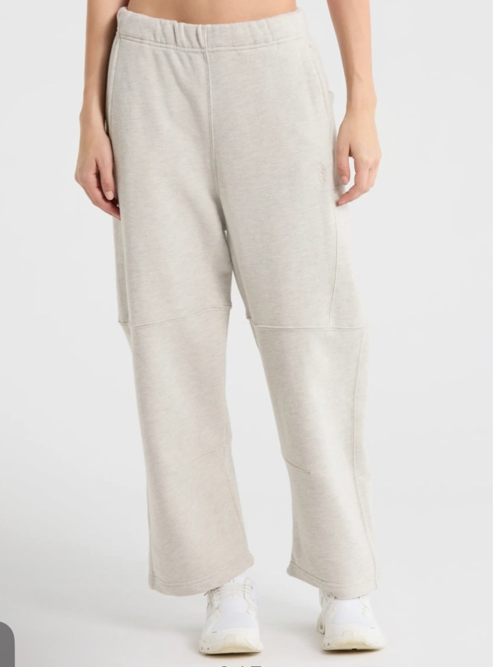 Free People Movement Beige Sweatpants Women’s M Joggers Cozy Lounge Athleisure M